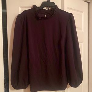 Ann Taylor plum colored blouse